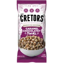 GH Cretors Swirl Caramel Chocolatey Flavored Popped Corn 8 oz