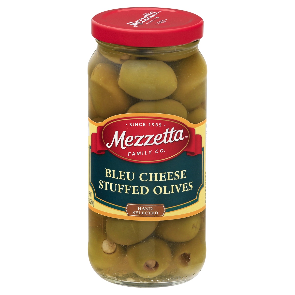 slide 11 of 11, Mezzetta Blue Cheese Stuffed Olives, 9.5 oz