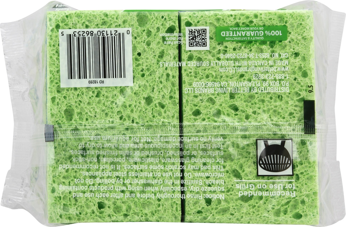 slide 2 of 7, Signature Select Handy Size Scrubber Sponges 6 Pack, 6 ct