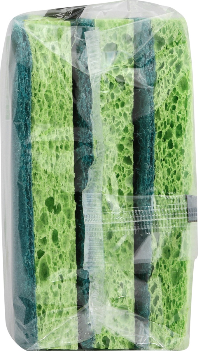 slide 6 of 7, Signature Select Handy Size Scrubber Sponges 6 Pack, 6 ct