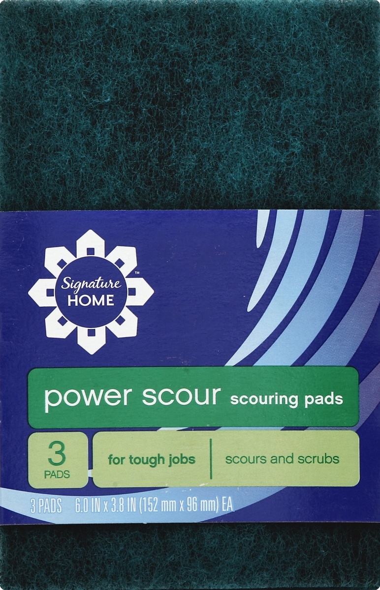 slide 2 of 4, Signature Select Power Scour Scouring Pads 3 ea, 3 ct