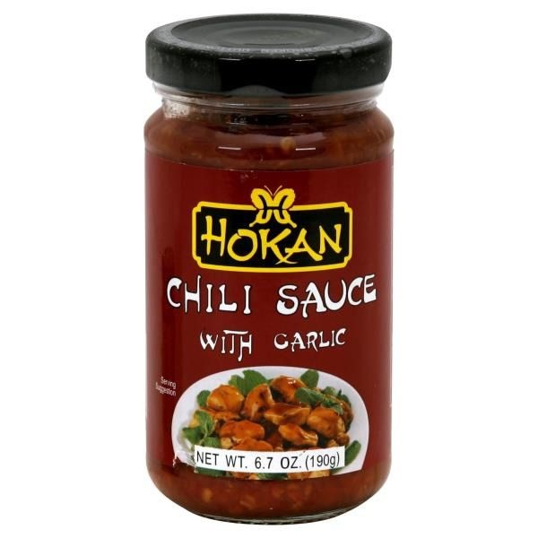 slide 1 of 1, Hokan Chili Sauce with Garlic, 6.7 oz