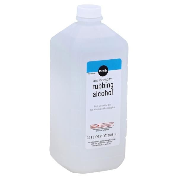 slide 1 of 1, Publix Rubbing Alcohol, 70% Isopropyl, 32 oz