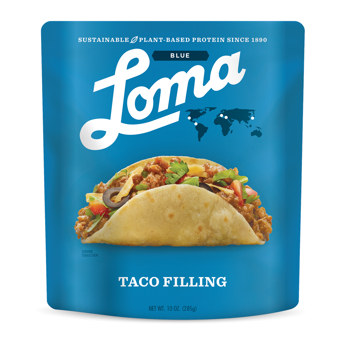 slide 1 of 1, Loma Linda Blue Taco Filling, 10 oz