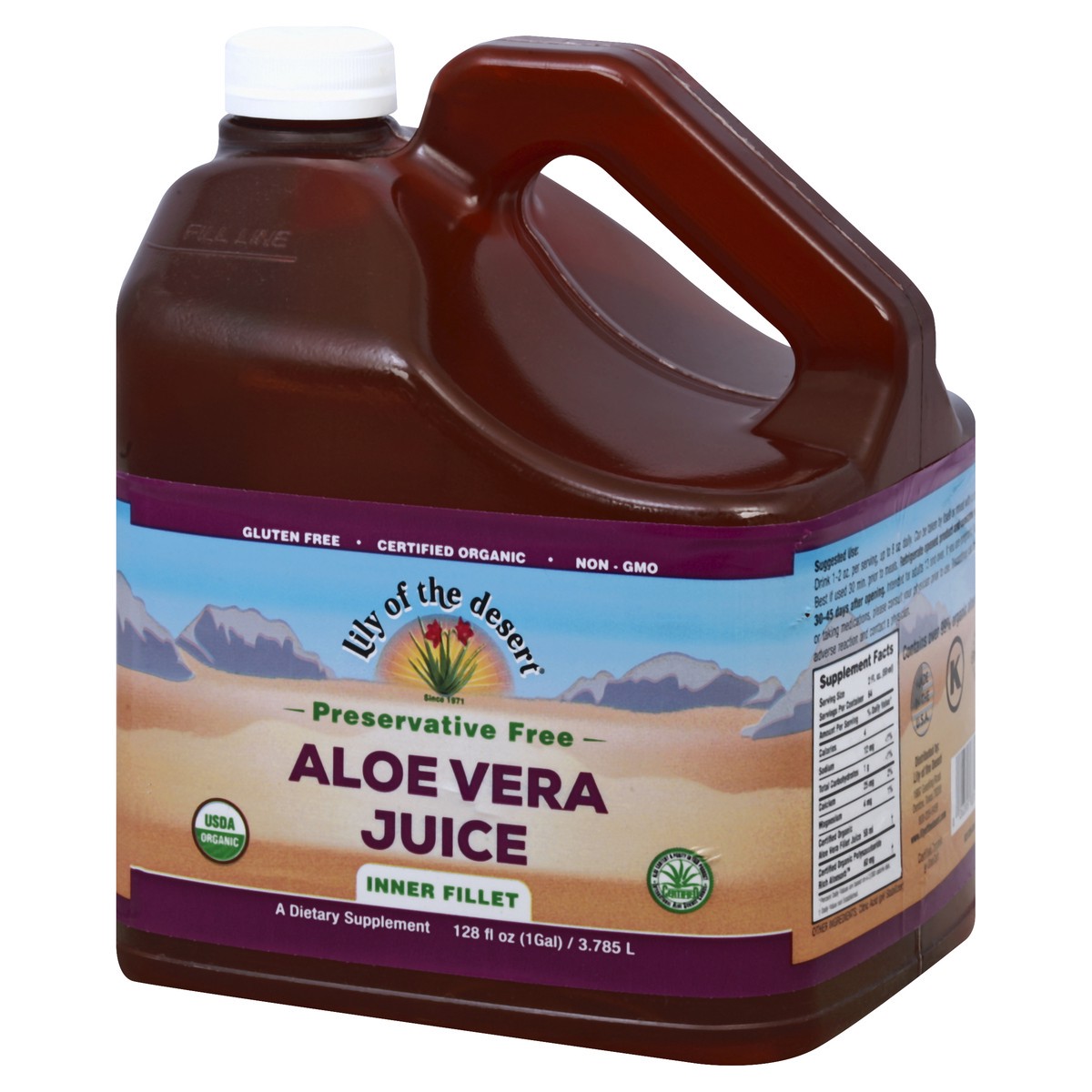 slide 13 of 13, Lily of the Desert Inner Fillet Aloe Vera Juice 128 oz, 128 oz