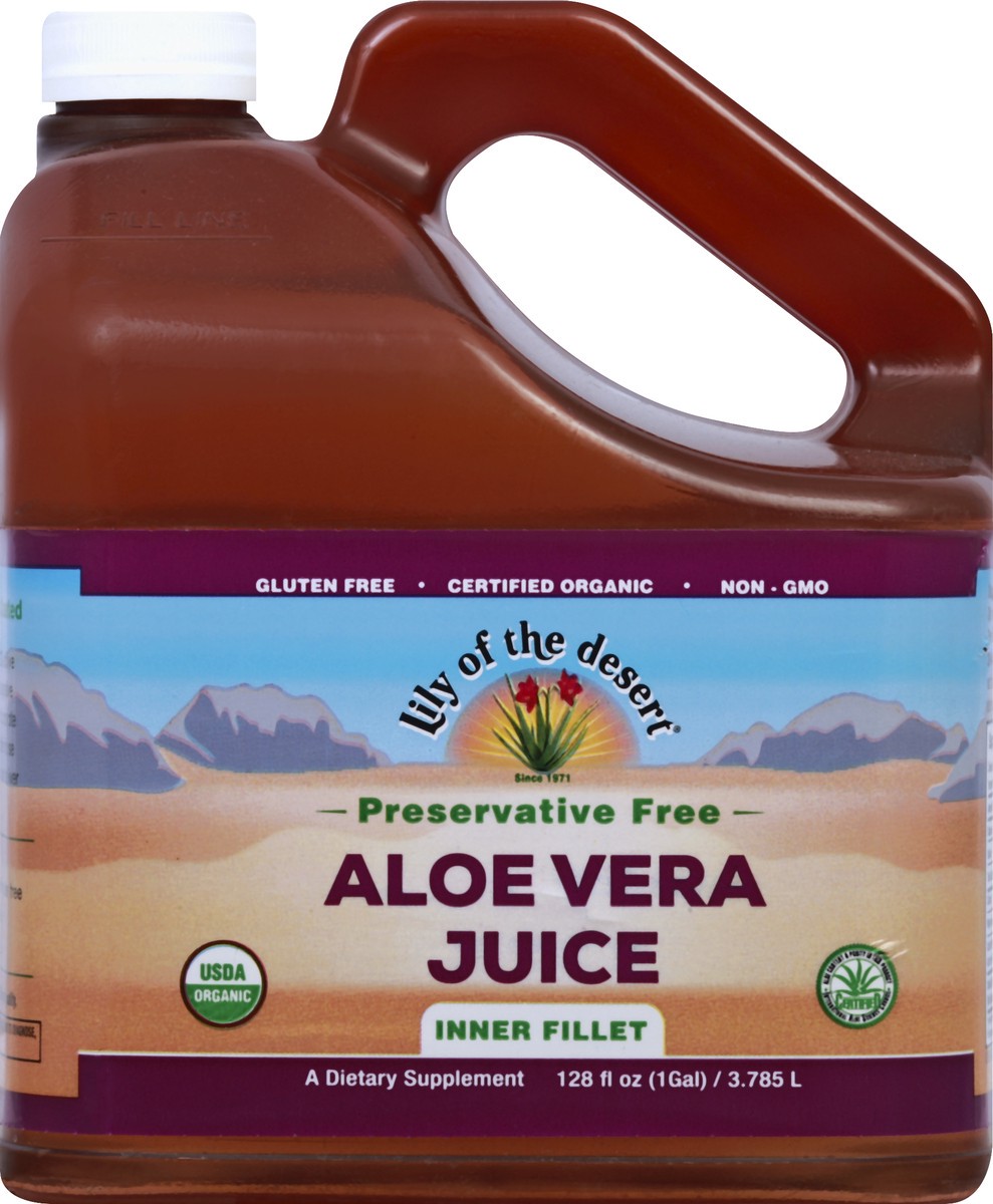 slide 8 of 13, Lily of the Desert Inner Fillet Aloe Vera Juice 128 oz, 128 oz