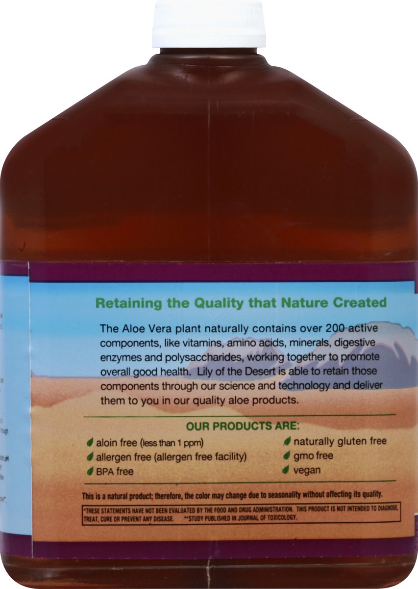 slide 6 of 13, Lily of the Desert Inner Fillet Aloe Vera Juice 128 oz, 128 oz