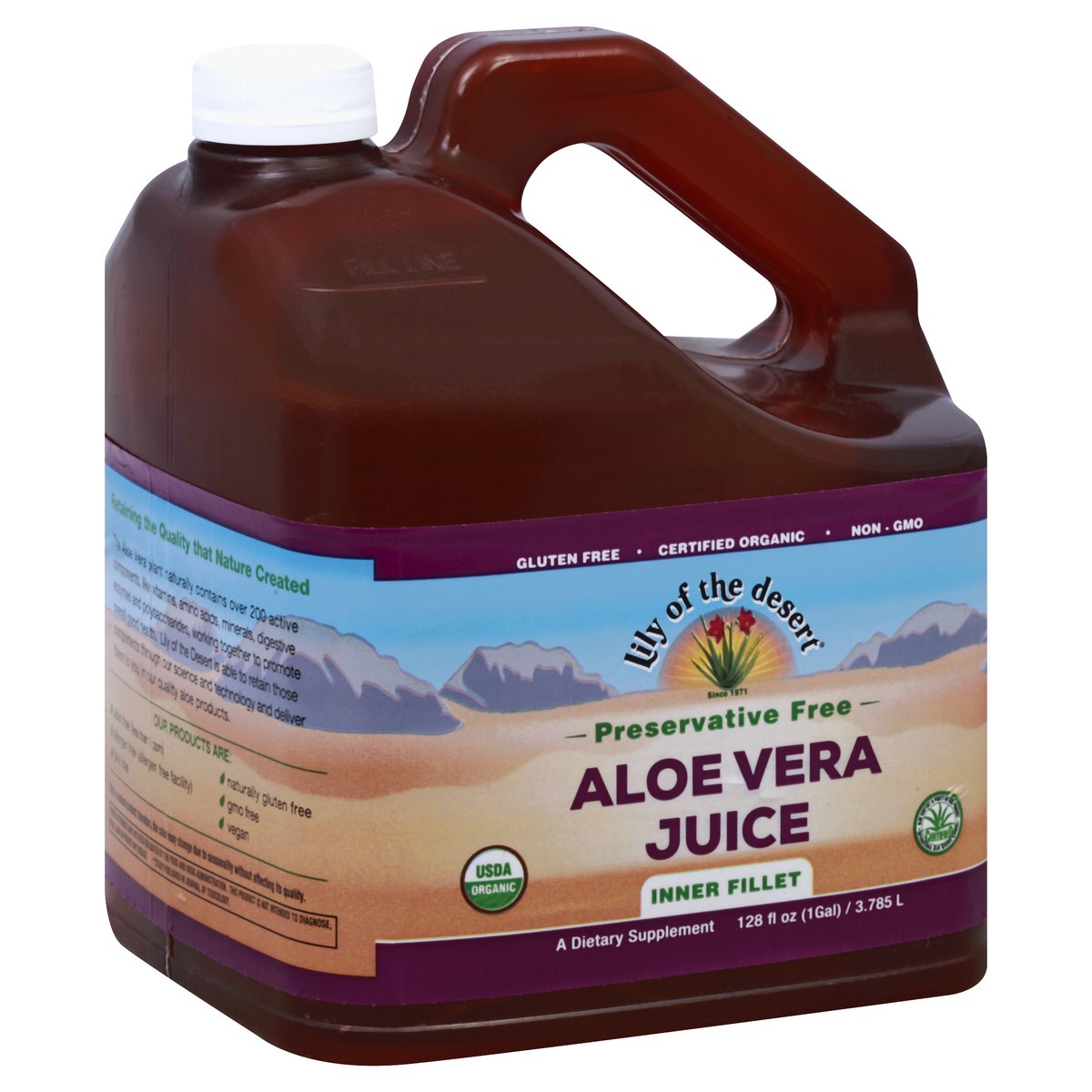 slide 3 of 13, Lily of the Desert Inner Fillet Aloe Vera Juice 128 oz, 128 oz