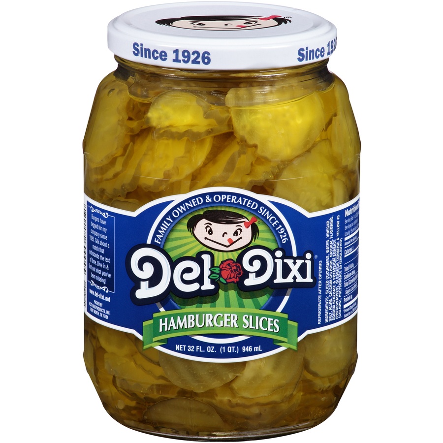 slide 1 of 2, Del-Dixi Hamburger Slices 32 oz, 32 oz