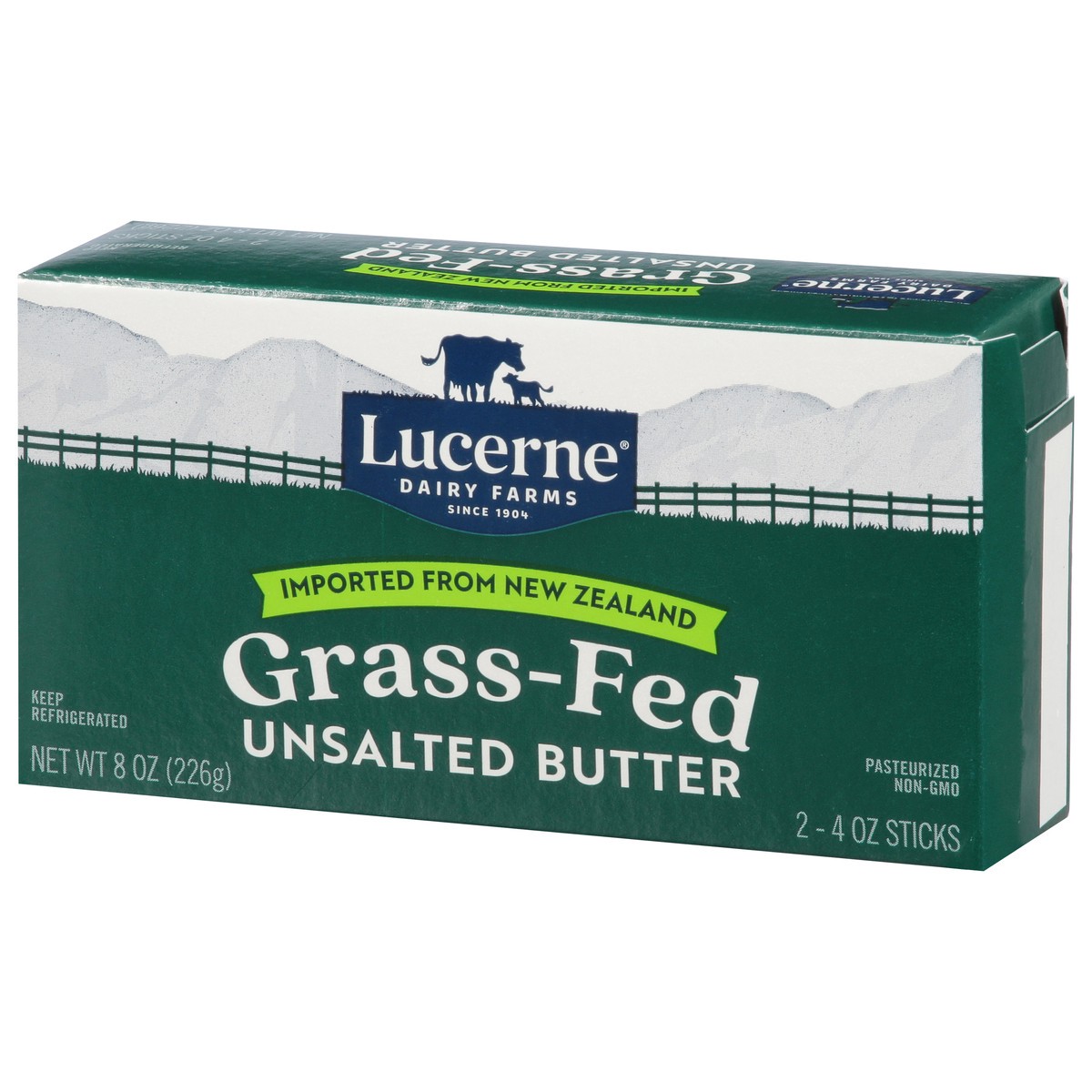 slide 3 of 4, Lucerne Grassfed Unsalted Butter - 8 Oz, 8 oz