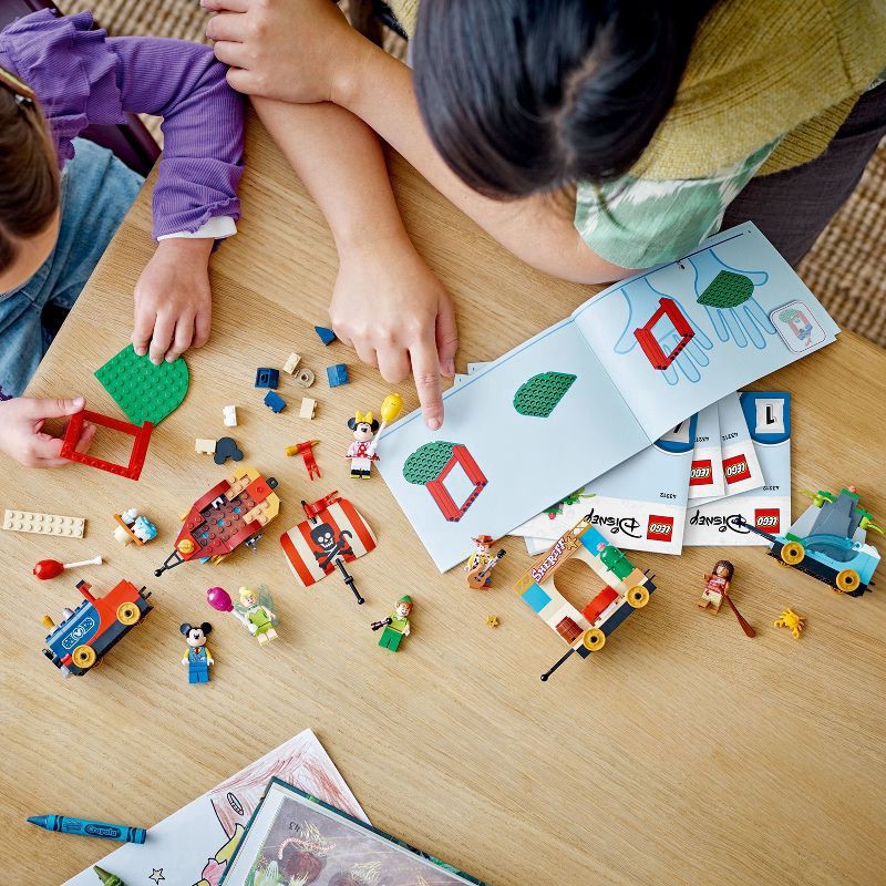 slide 4 of 5, LEGO Disney Celebration Train Toy 43212, 200 ct