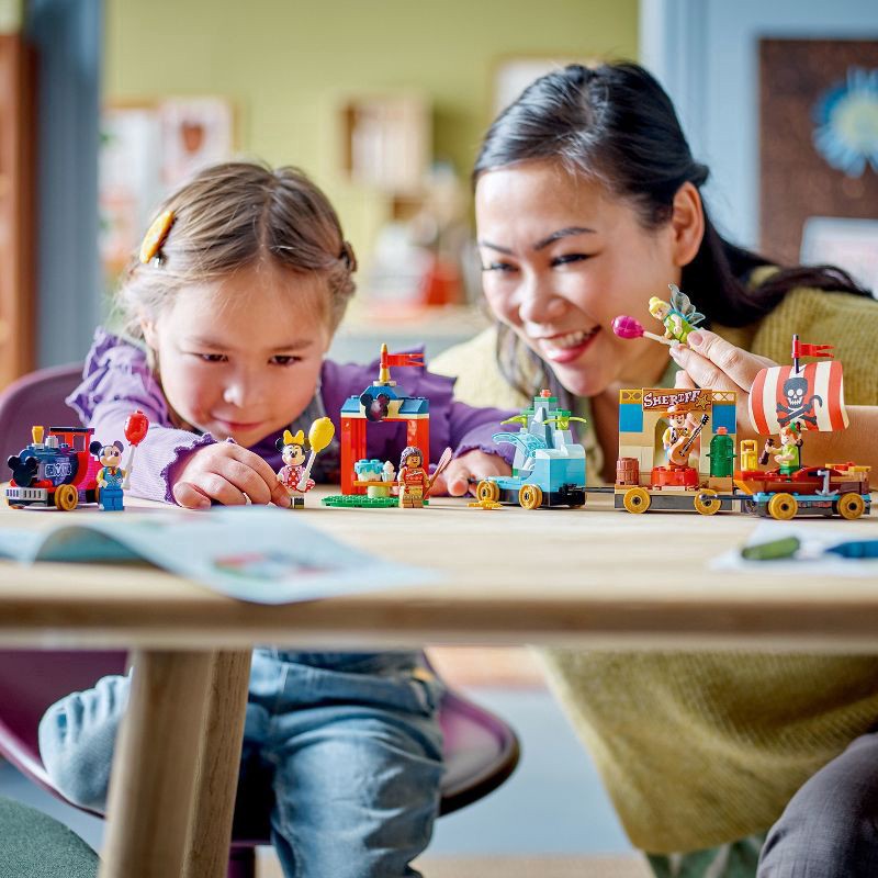 slide 2 of 5, LEGO Disney Celebration Train Toy 43212, 200 ct