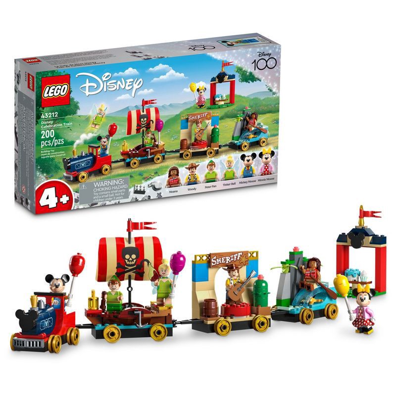 slide 1 of 5, LEGO Disney Celebration Train Toy 43212, 200 ct