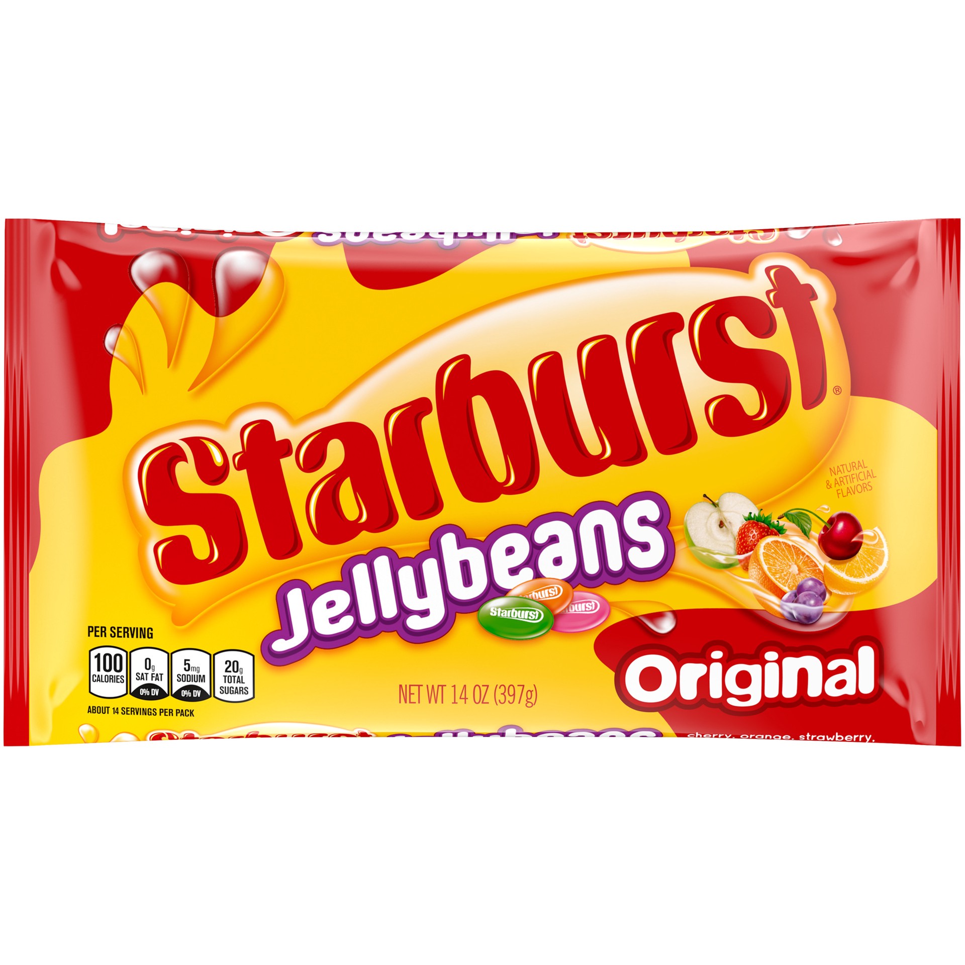 slide 1 of 8, STARBURST Original Jelly Beans Gummy Candy, 14 oz Bag, 14 oz