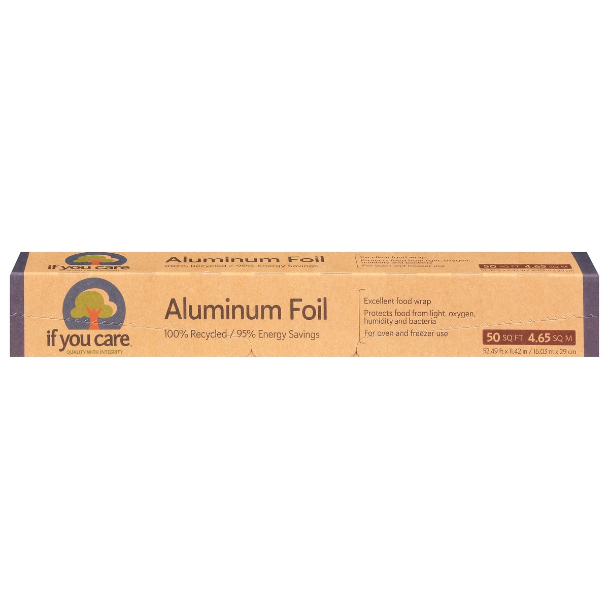 slide 1 of 1, If You Care Recycled Aluminum Foil, 50 sq ft