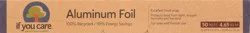 If You Care Aluminum Foil 50 sq ft