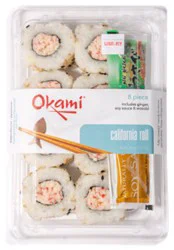 Okami Sushi California Roll* - 8 Count (Available After 11 Am)