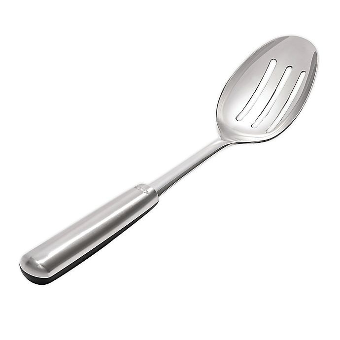 slide 2 of 6, OXO Steel Slotted Spoon, 1 ct
