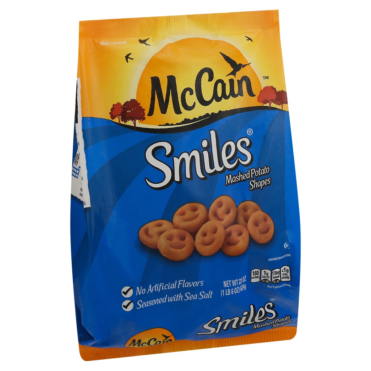 slide 8 of 9, McCain Smiles Mashed Potato Shapes 22 oz, 22 oz