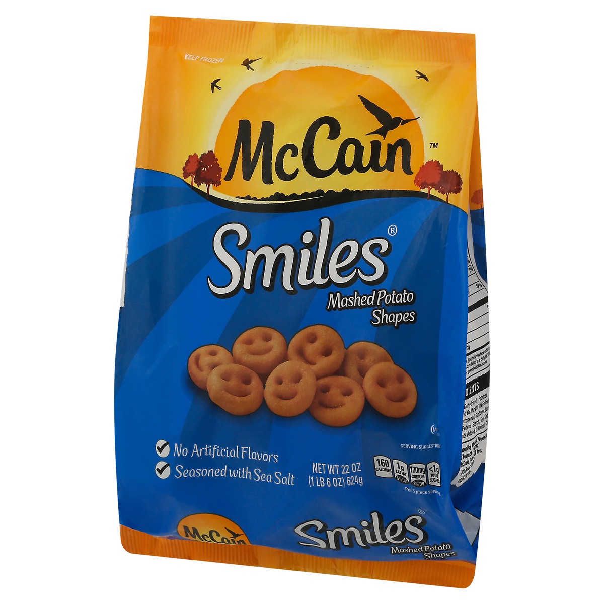 slide 2 of 9, McCain Smiles Mashed Potato Shapes 22 oz, 22 oz