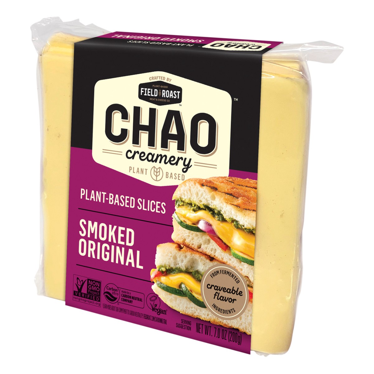 slide 6 of 7, Field Roast Slices, Plant - Based, Smoked Original, 7 oz