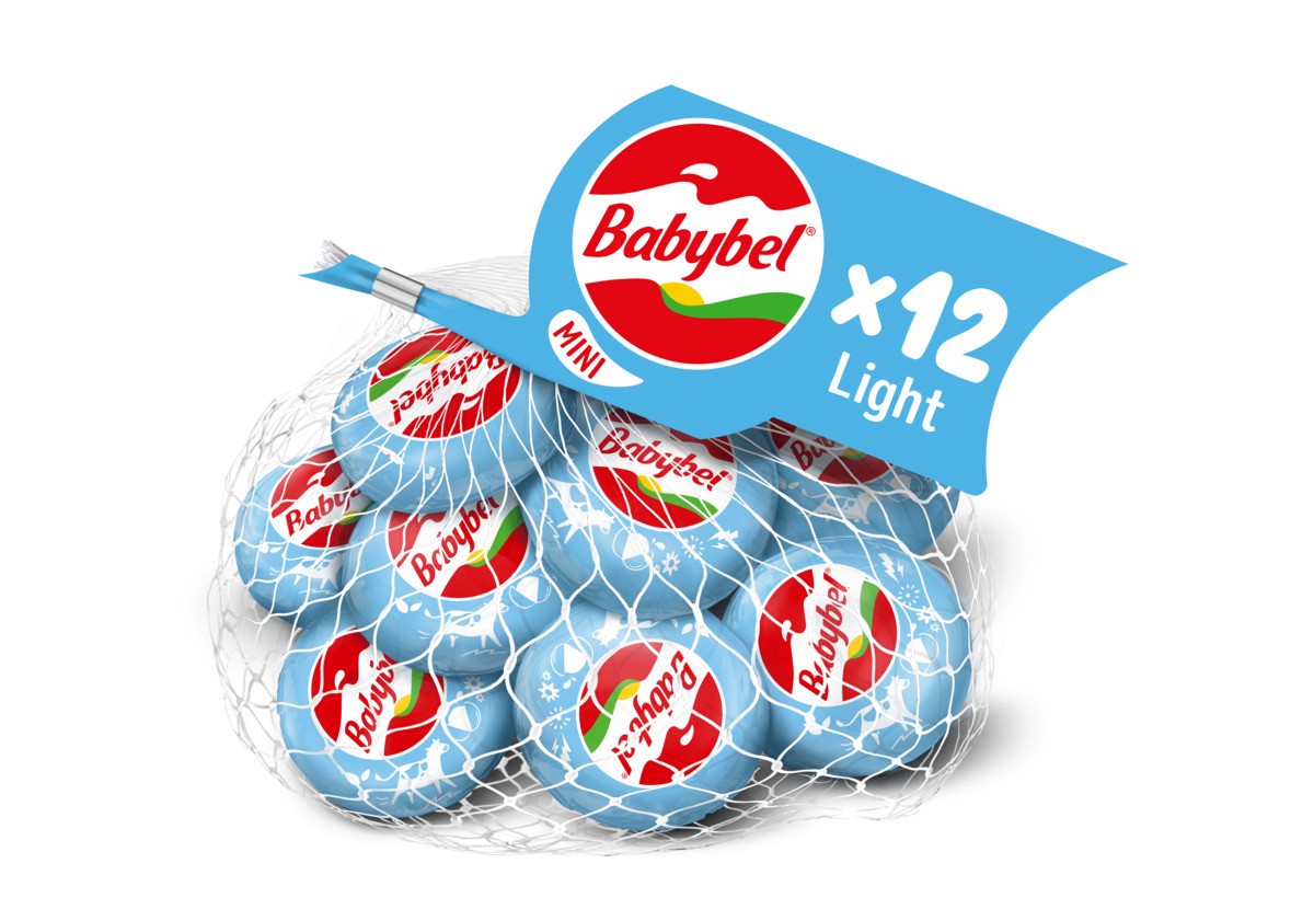 slide 8 of 9, Babybel Mini Light Cheese, 12 ct