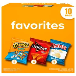 Frito-Lay Frito Lay Snacks Favorites Mix Variety Packs 9 5/8 Oz, 10 Count