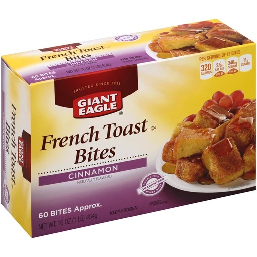 slide 1 of 1, Giant Eagle Cinnamon French Toast Bites, 16 oz