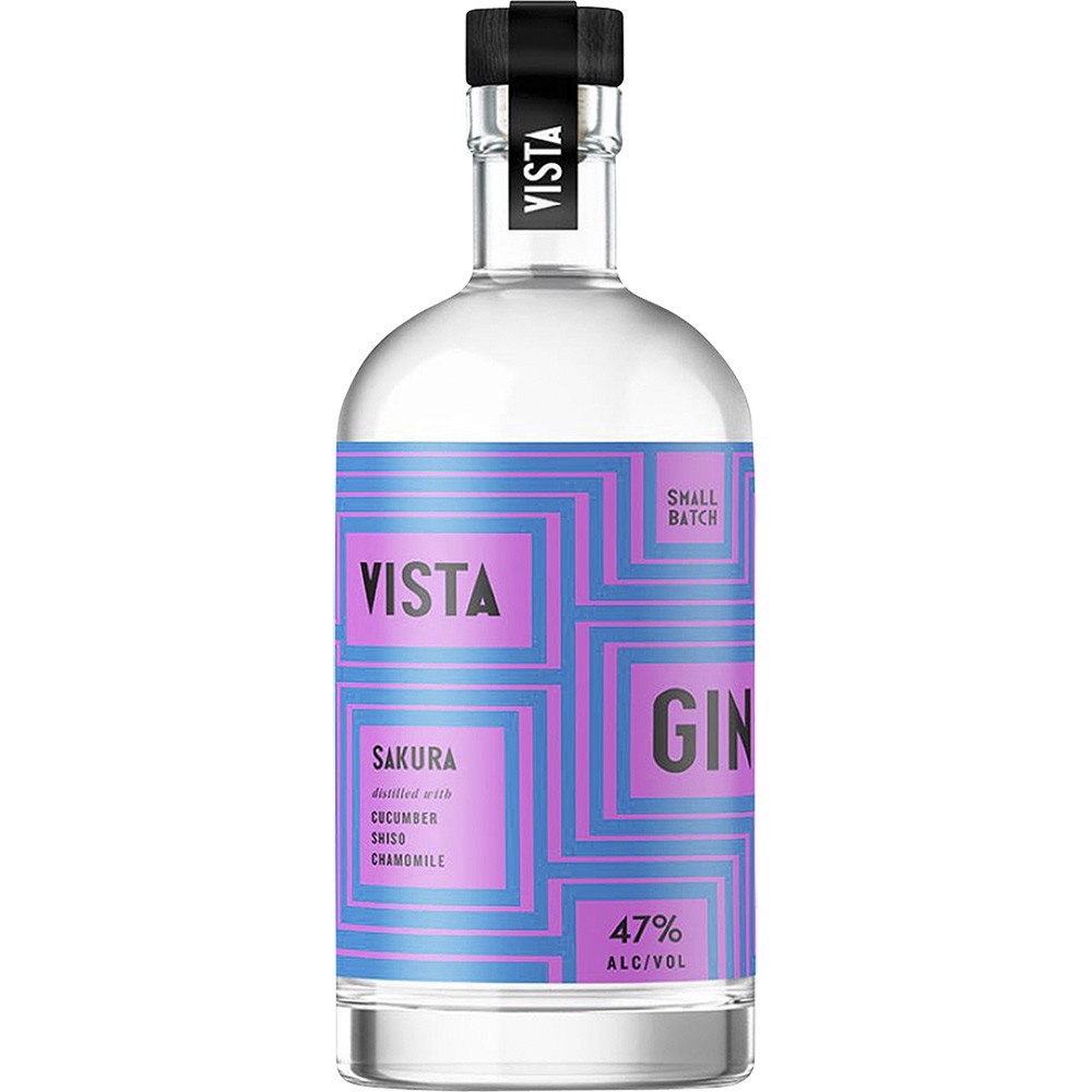 slide 1 of 1, Vista Sakura Gin, 750 ml