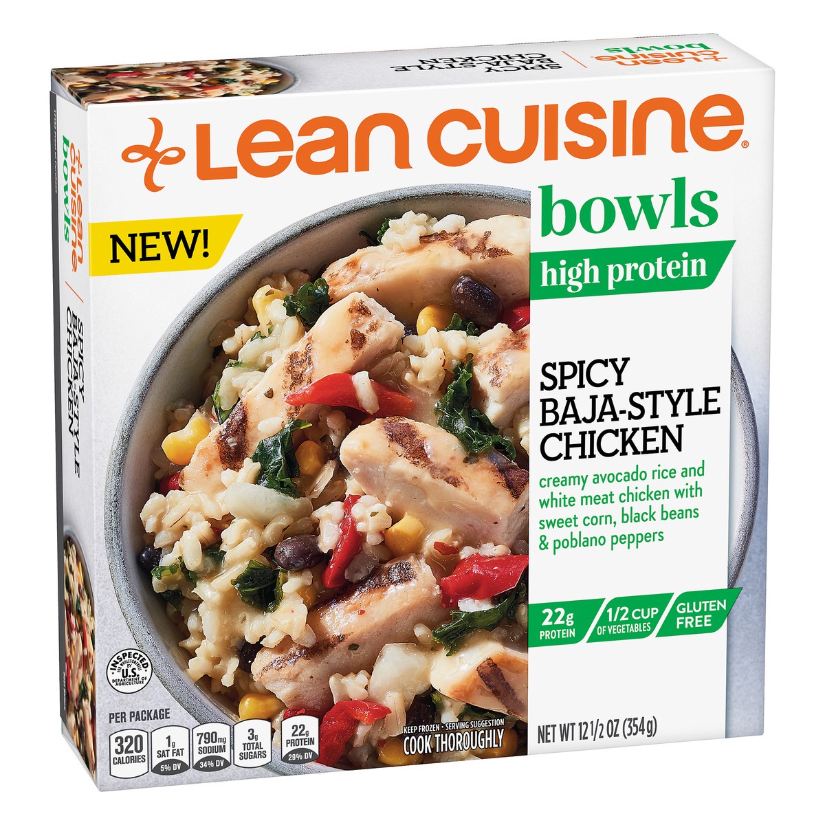 slide 9 of 10, Life Cuisine High Protein Spicy Baja-Style Chicken Bowls 12.5 oz, 12.5 oz