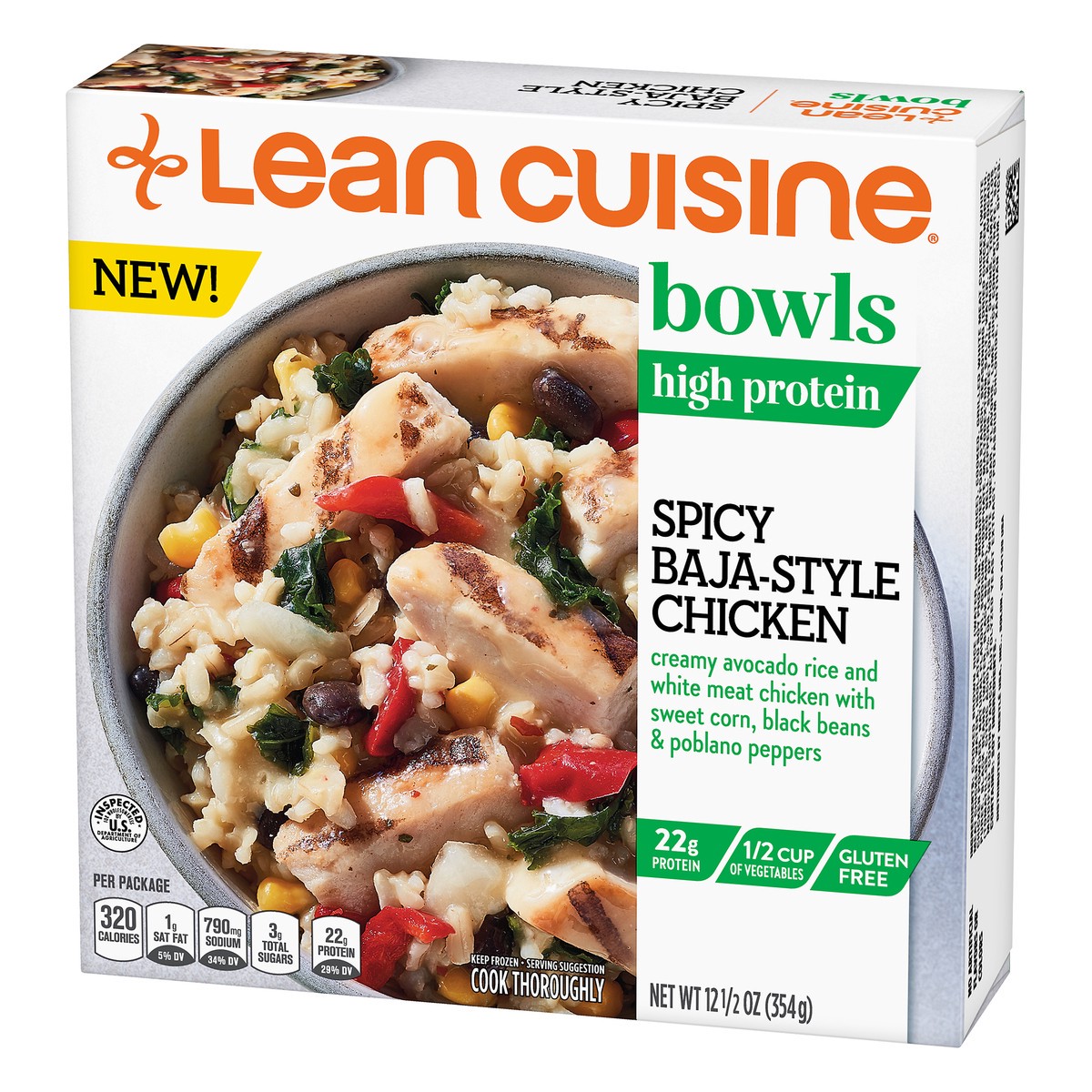 slide 8 of 10, Life Cuisine High Protein Spicy Baja-Style Chicken Bowls 12.5 oz, 12.5 oz