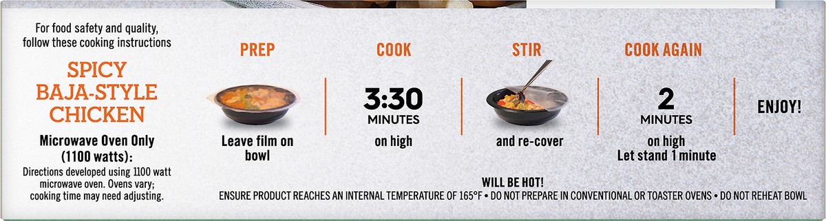 slide 6 of 10, Life Cuisine High Protein Spicy Baja-Style Chicken Bowls 12.5 oz, 12.5 oz