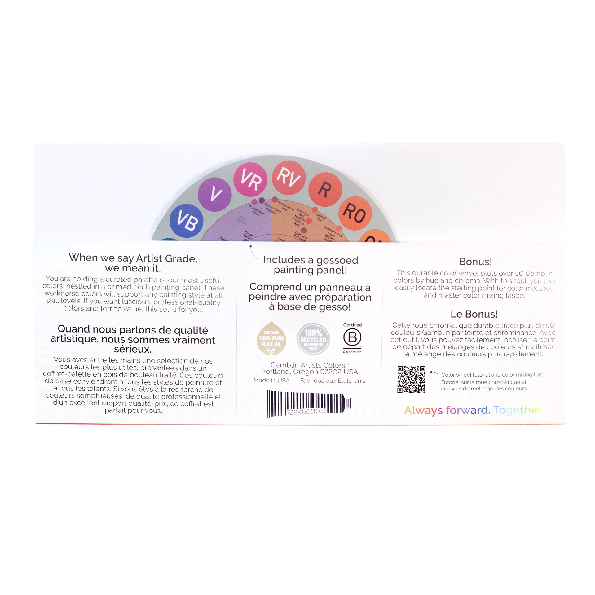 slide 2 of 2, Gamblin Artist Oil Colors Classic Palette Set, 9 paint