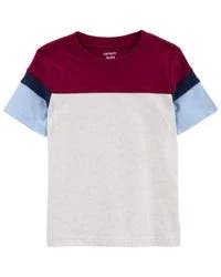 Carter's Baby Colorblock Graphic Tee Grey 3M