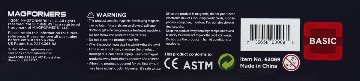 slide 2 of 10, Magformers Magnetic Construction Set 1 ea, 1 ct