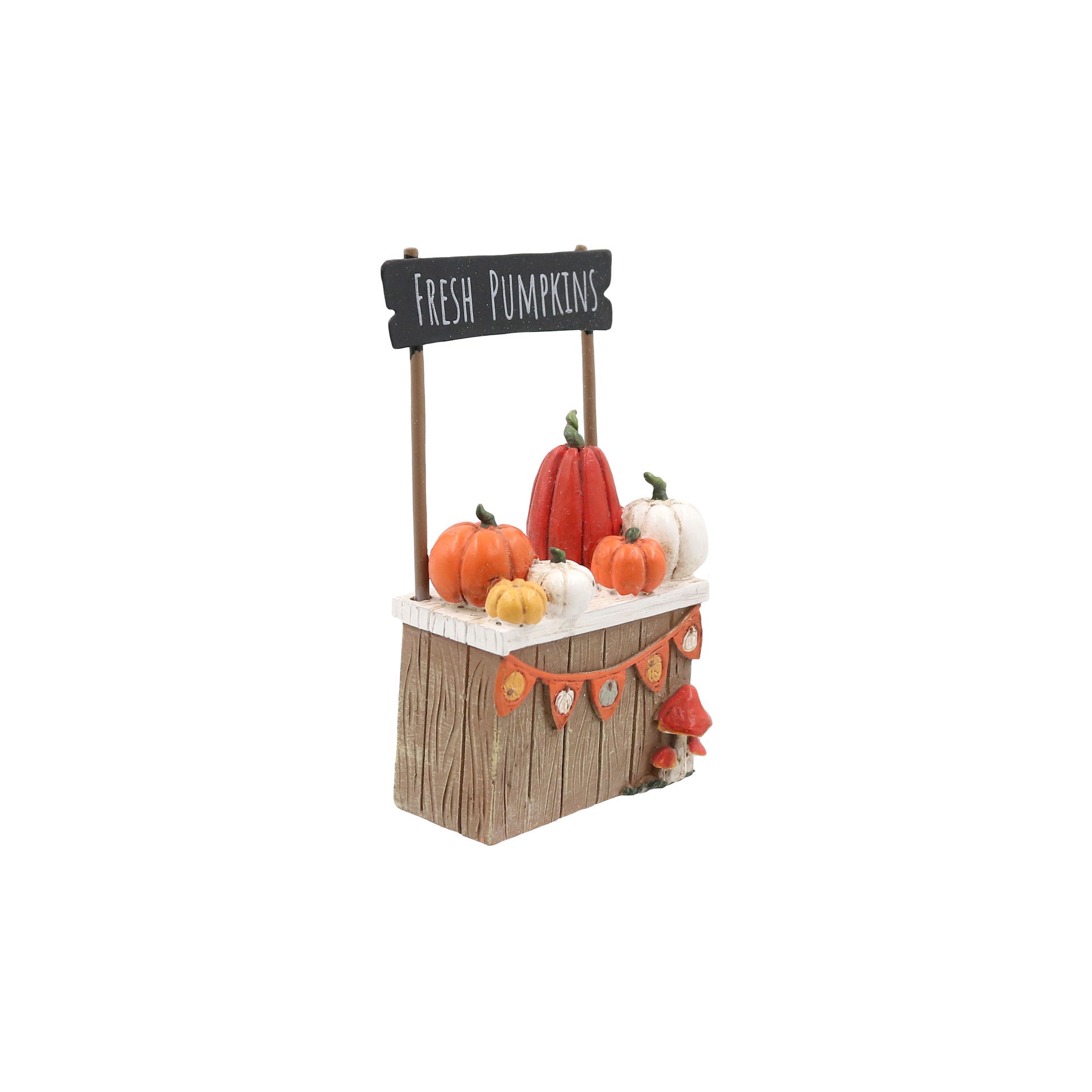 slide 4 of 4, Mini Pumpkin Stand Decoration By Ashland, 3.77 in x 2.3 in x 1.28 in