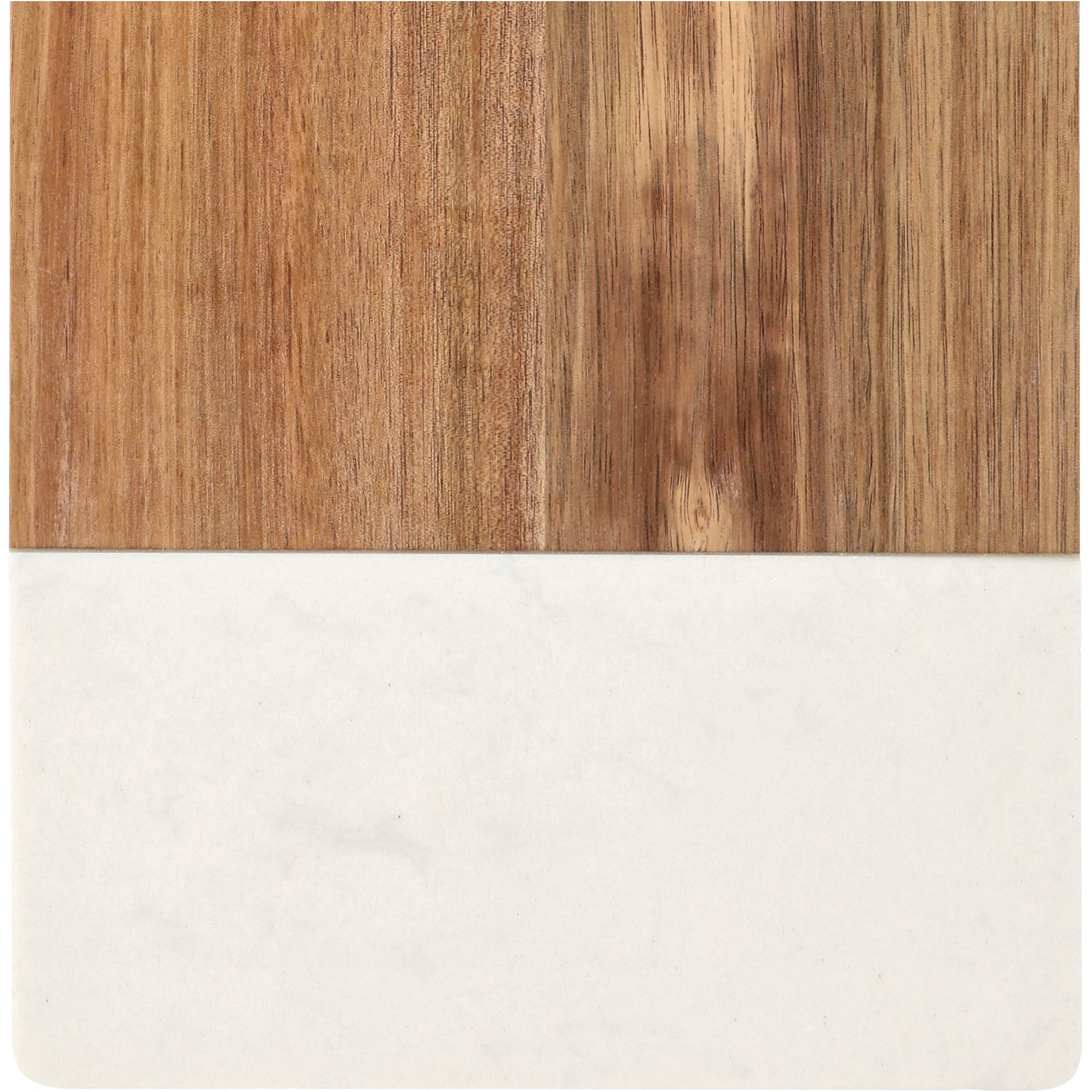 slide 1 of 1, our goods Rectangle Marble & Wood Charcuterie Board, 19ftft