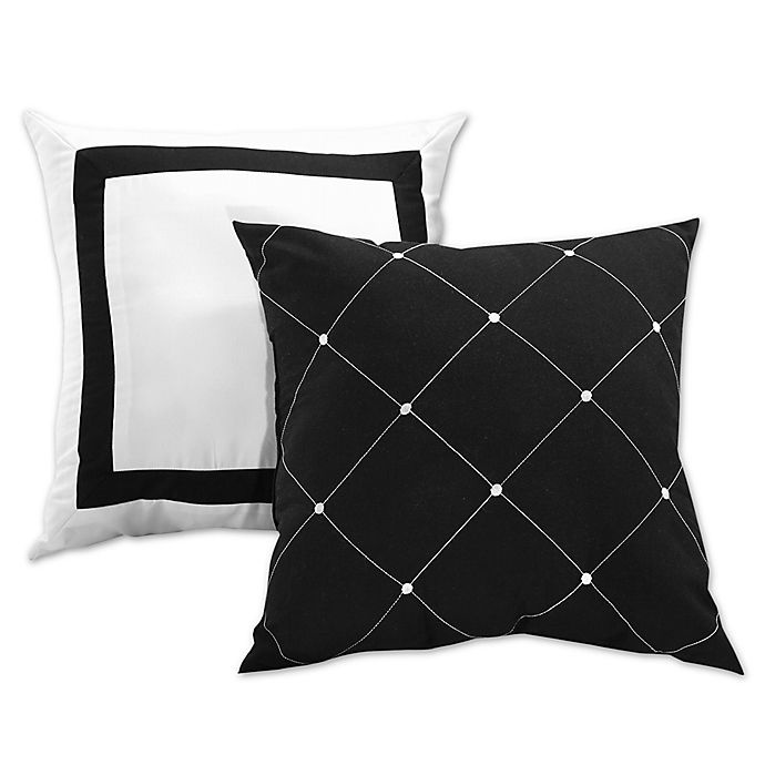 slide 4 of 5, Chic Home Uttermost Valde Queen Comforter Set - Black, 8 ct