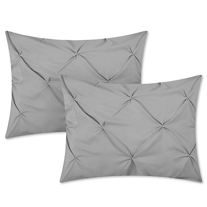 slide 3 of 5, Chic Home Salvatore Queen Duvet Cover Set - Silver, 1 ct