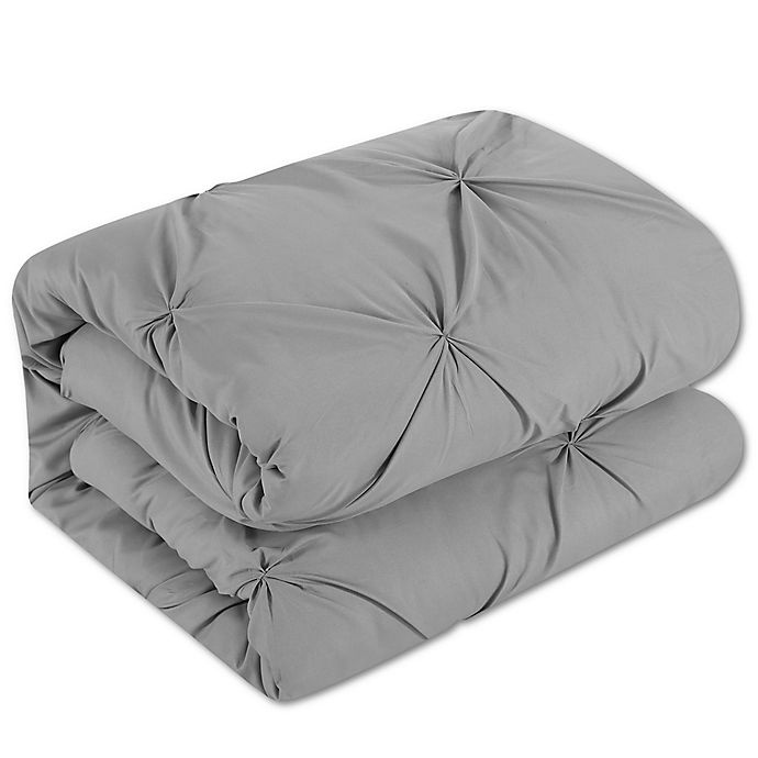 slide 5 of 5, Chic Home Salvatore Queen Duvet Cover Set - Silver, 1 ct