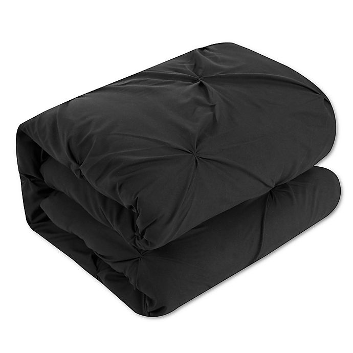 slide 5 of 5, Chic Home Salvatore Queen Duvet Cover Set - Black, 1 ct