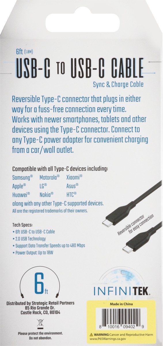 slide 3 of 9, Mobil Infinitek Sync & Charge Cable 1 ea, 3.3ft