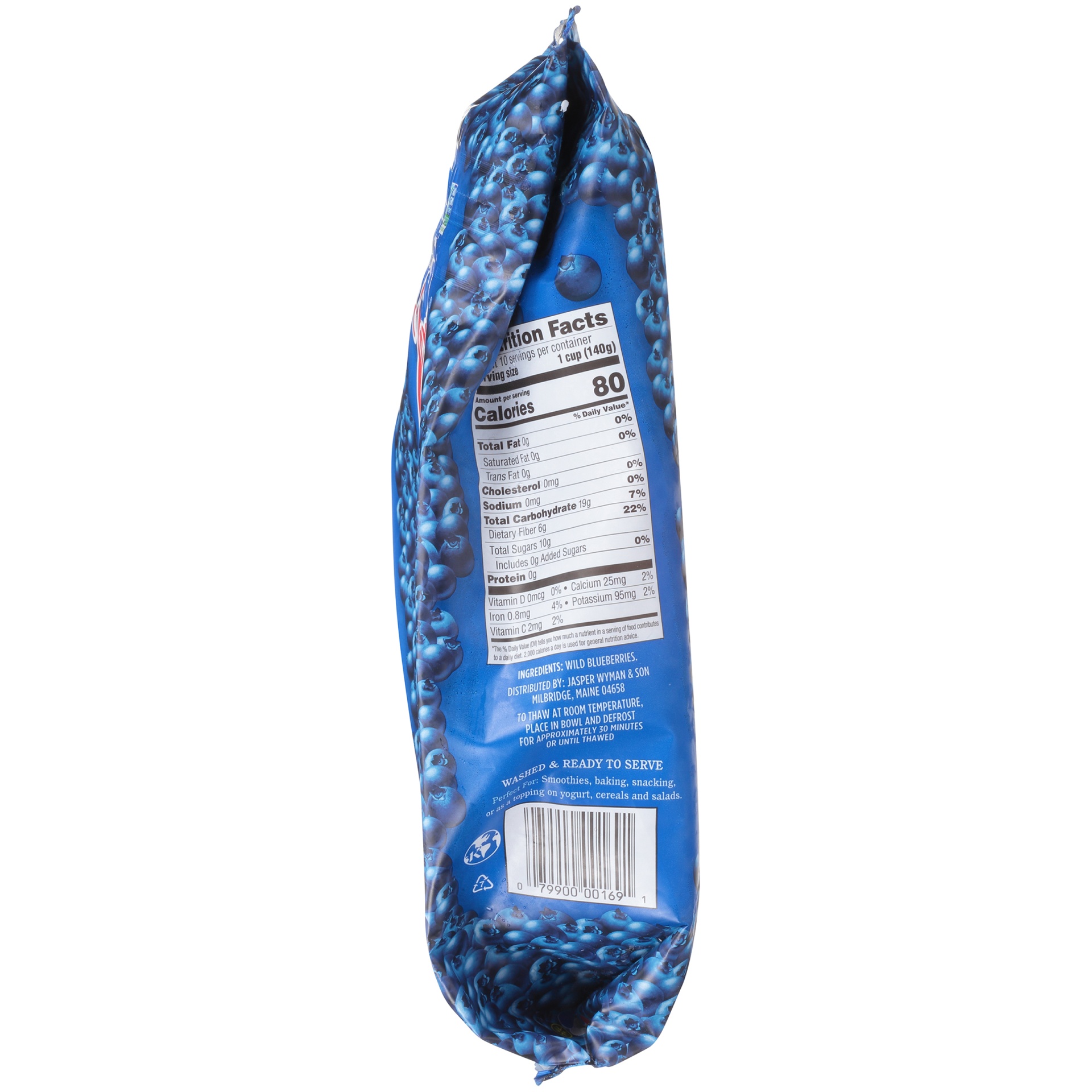 slide 4 of 6, Wyman's Wild Blueberries 3 lb, 3 lb