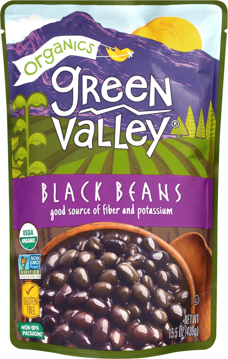 slide 4 of 6, Green Valley Organics Black Beans, 