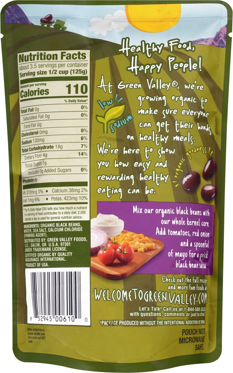 slide 5 of 6, Green Valley Organics Black Beans, 