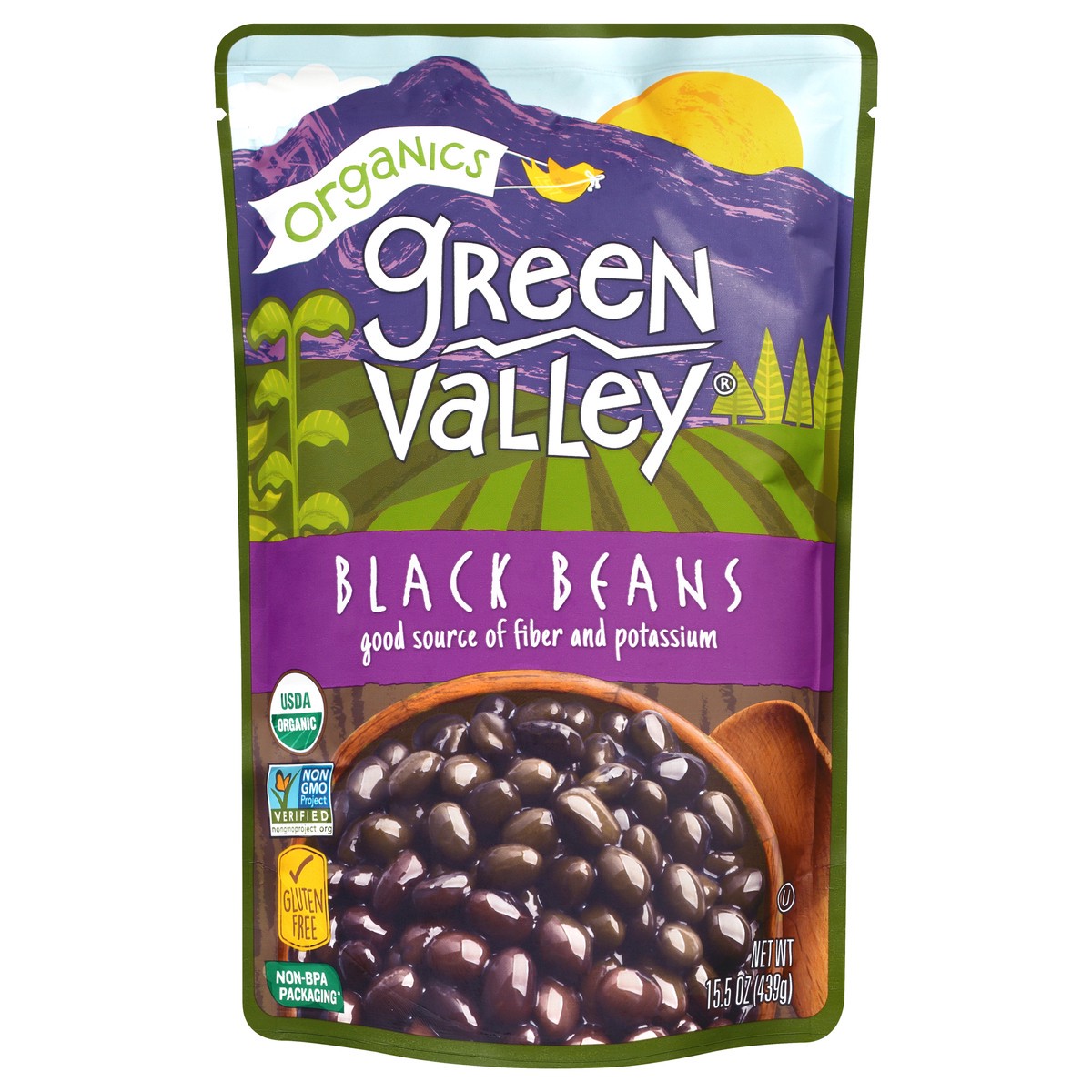 slide 6 of 6, Green Valley Organics Black Beans, 