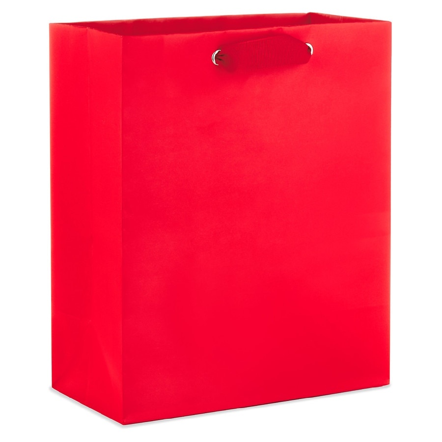 slide 1 of 1, Hallmark Red Medium Gift Bag, 1 ct