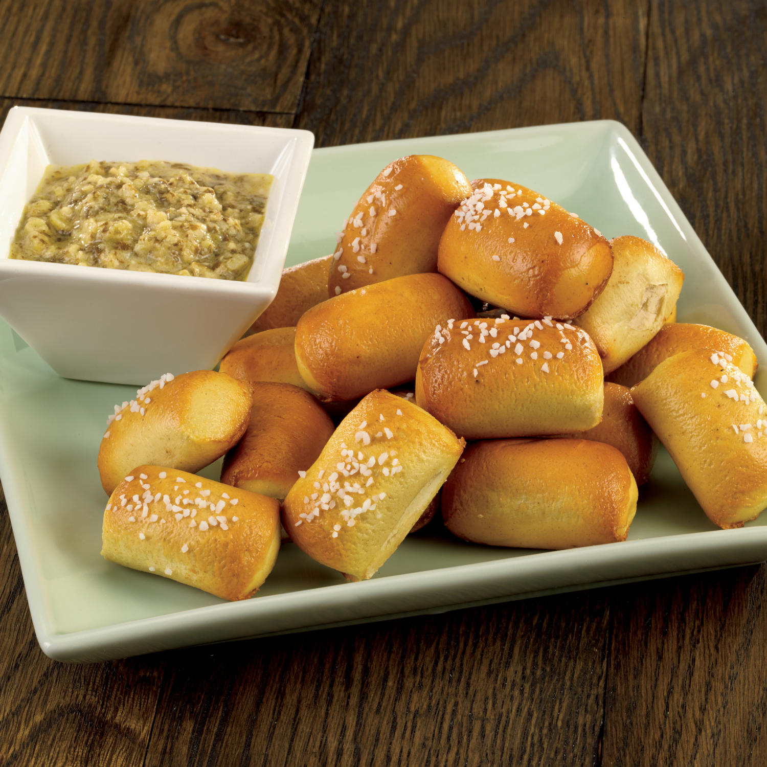 slide 2 of 3, SuperPretzel Soft Pretzel Bites, 12 oz