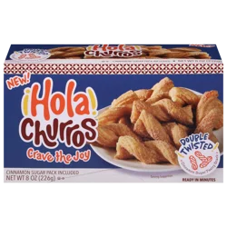 Hola Churros! Double Twisted Cinnamon Sugar Pastry Snack 8 oz