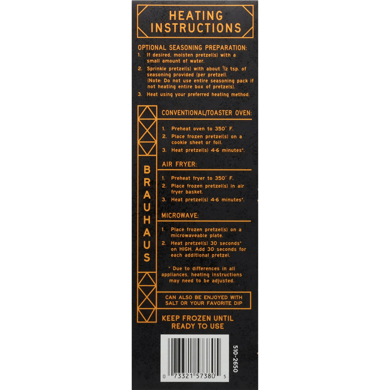 slide 3 of 3, Brauhaus Pretzel Soft Sourdough Artisanal Bavarian Style Pretzels 4 ea, 4 ct